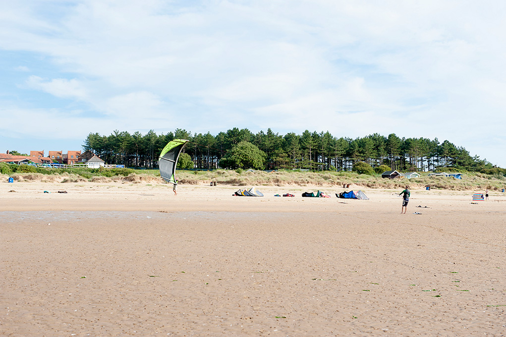 Old Hunstanton North Norfolk wind surfing